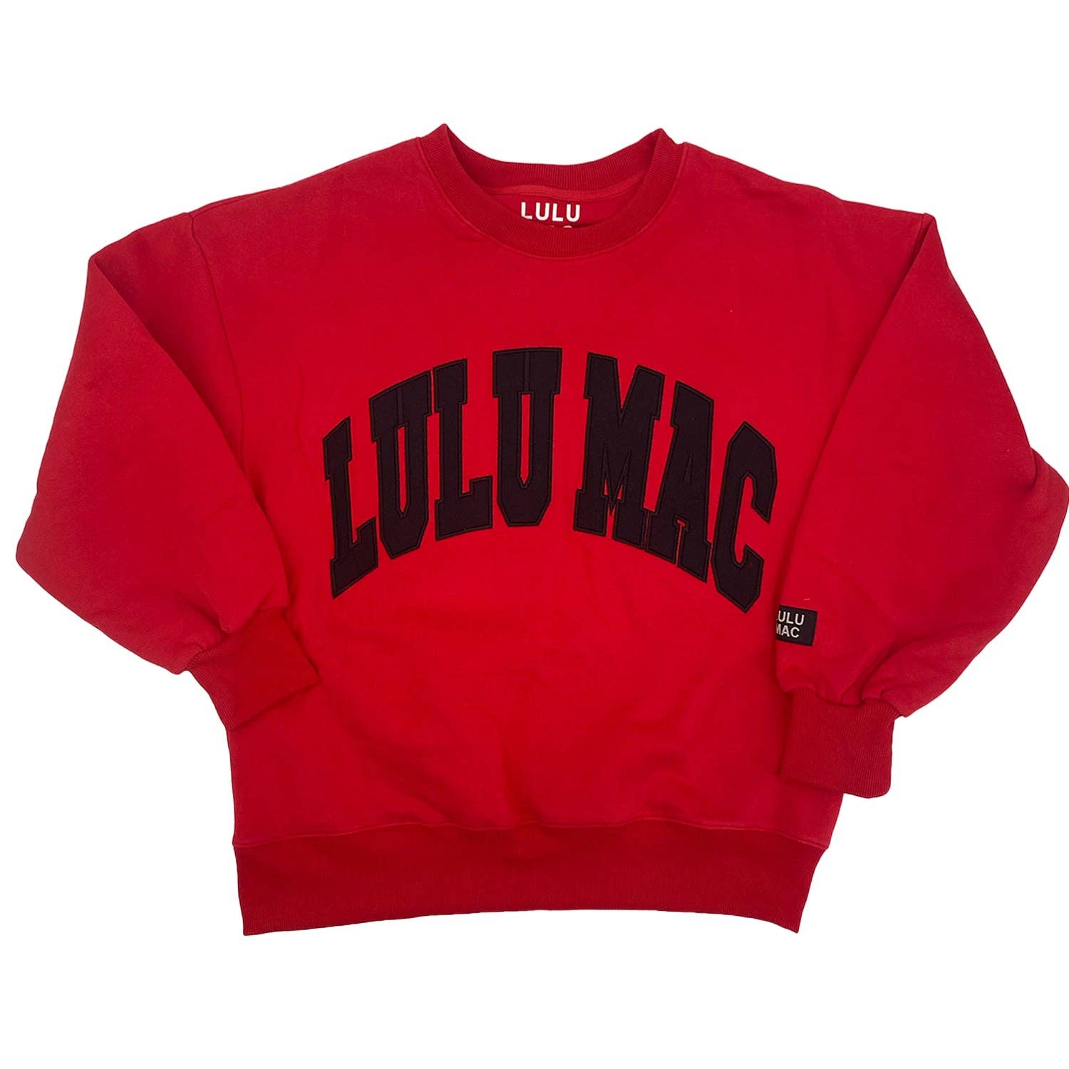 Red and Black Lulu Mac Sweatshirt