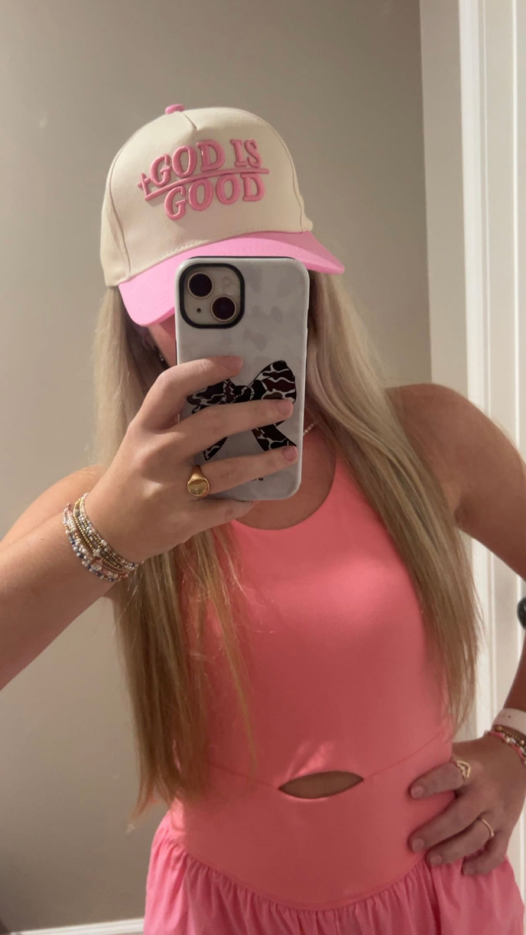 Pink Christian Hat