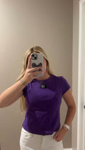 Lulu Mac Deep Purple Babydoll Top