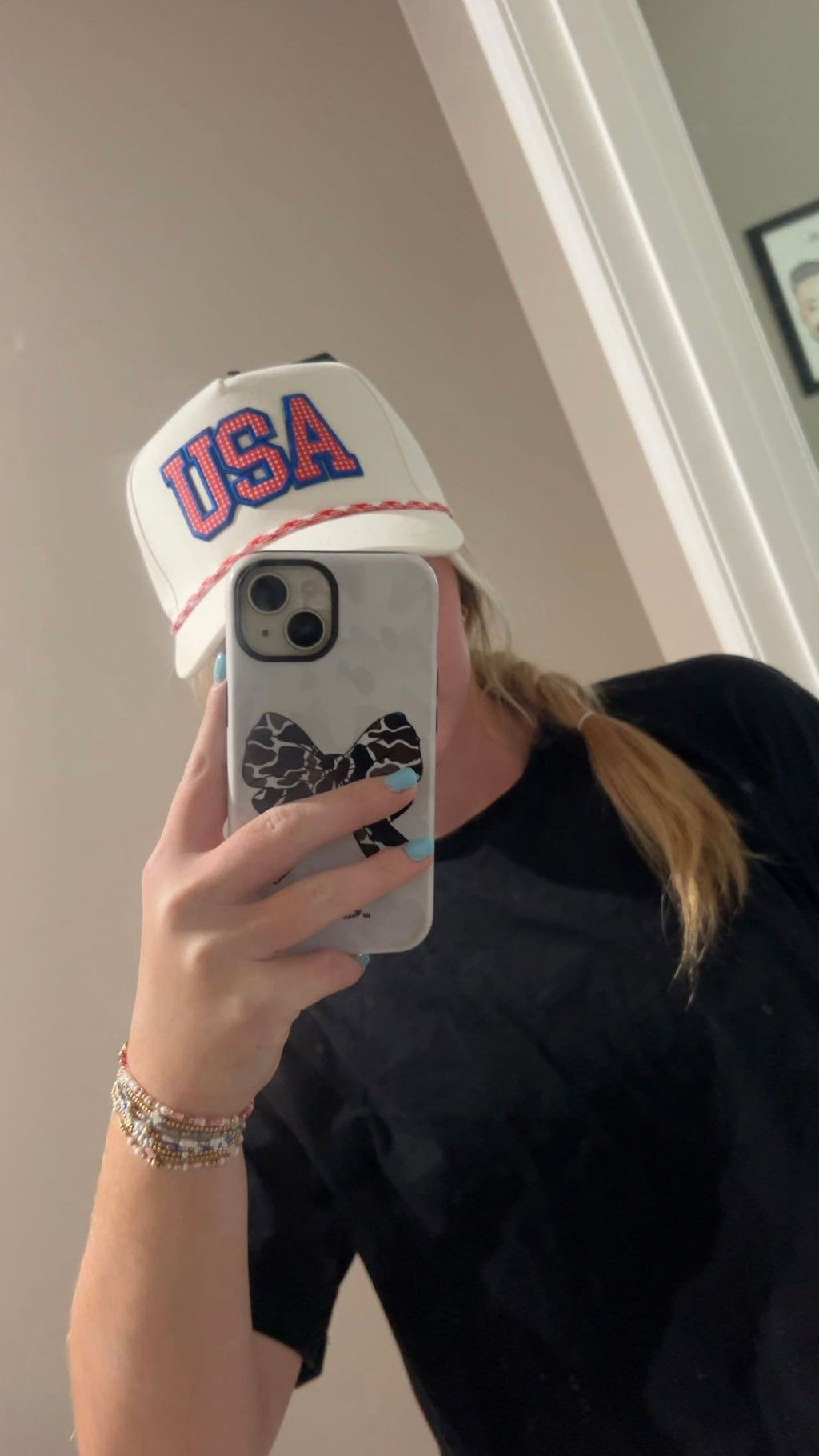 USA Patch Rope Trucker Hat