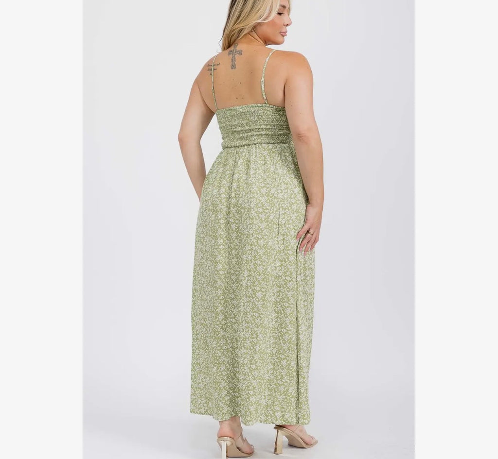 Plus Size Floral Maxi Dress (pre order only)